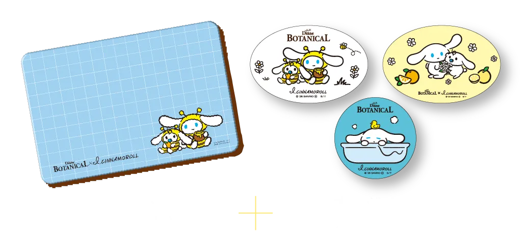 バスマット（珪藻土）xオリジナルステッカー